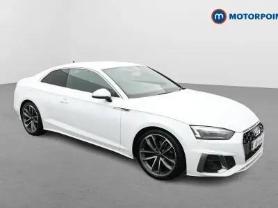 Begagnad Audi A5 S-Line 245 HK (180 kW) 2023 Vit Sportkupé
