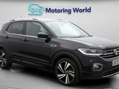 Usado VW T-Cross R-line 110 CV (80 kW) 2023 Negro SUV