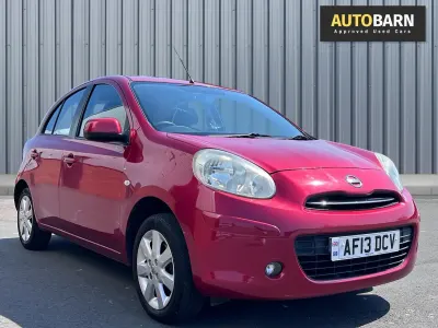 Used Nissan Micra Acenta 80 HP (58 kW) 2013 Red Hatchback