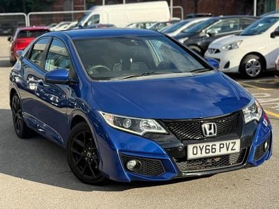 Blue Used 2016 Honda Civic Sport Hatchback | £5,495 (Fair price)