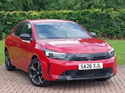 New Vauxhall Corsa Ultimate 100 HP (73 kW) 2026 Two coat metallic  crimson red Hatchback