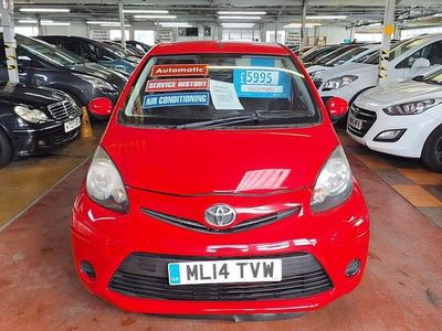 Used Toyota Aygo 68 HP (50 kW) 2014 Red Hatchback