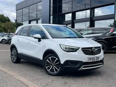 Used Vauxhall Crossland X Elite 83 HP (61 kW) 2020 White SUV