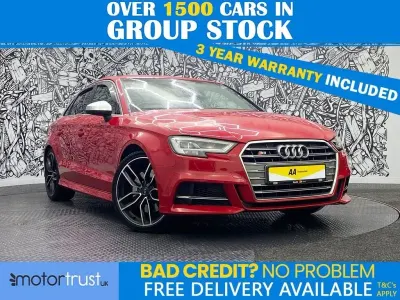 Used Audi S3 Comfort 310 HP (228 kW) 2017 Red Sedan