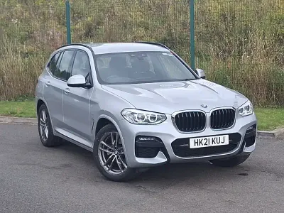 Used BMW X3 M Sport 184 HP (135 kW) 2021 Silver SUV