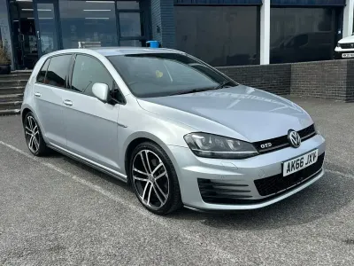Used VW Golf VII GTD 184 HP (135 kW) 2016 Silver Hatchback