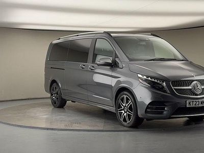 Selenite grey Used 2023 Mercedes V300 AMG line MPV | £56,200 (Fair price)