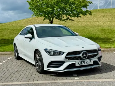 Used Mercedes CLA200 AMG Line Premium 2021 White Coupe