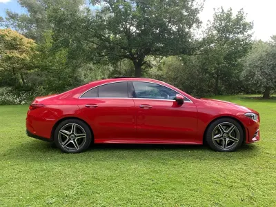Used Mercedes CLA220 AMG Line Premium Plus 190 HP (139 kW) 2019 Red Sedan
