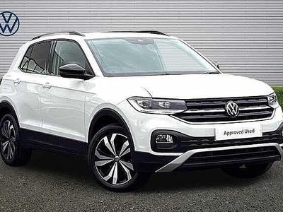 Used VW T-Cross Black Edition 95 HP (69 kW) 2023 White SUV
