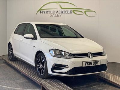 Used VW Golf VII R-line 150 HP (110 kW) 2019 White Hatchback