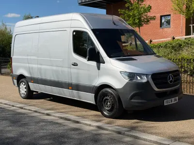 Używany Mercedes Sprinter Premium 2023 Srebrny Van