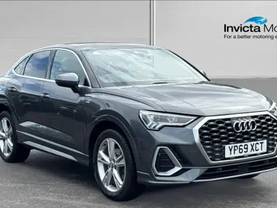 Used Audi Q3 S-Line 150 HP (110 kW) 2019 Daytona grey pearl SUV