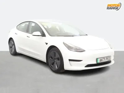 Used Tesla Model 3 Standard Range 208 kW (283 HP) 2021 White Sedan