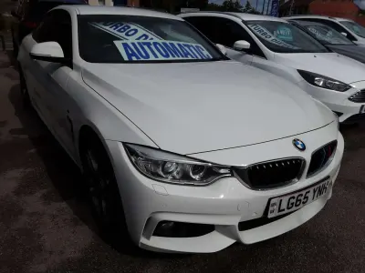 Begagnad BMW 420 M Sport 2015 Vit Sportkupé
