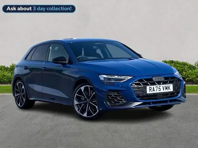 New Audi A3 Sportback Black Edition 333 HP (244 kW) 2026 Blue Hatchback