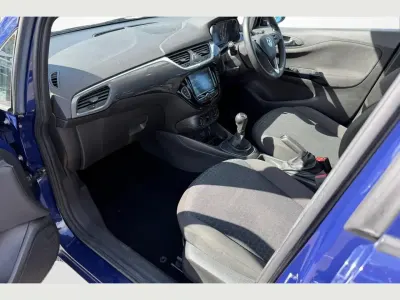Used Vauxhall Corsa Design Edition 89 HP (65 kW) 2017 Blue Hatchback