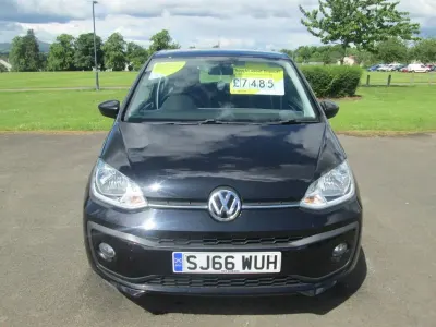 Used VW up! high up! 75 HP (55 kW) 2016 Black Hatchback