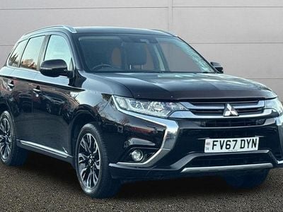 Black Used 2017 Mitsubishi Outlander P-HEV Estate | £11,999 (Fair price)