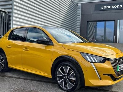 Used Peugeot e-208 GT 98 kW (134 HP) 2022 Yellow Hatchback