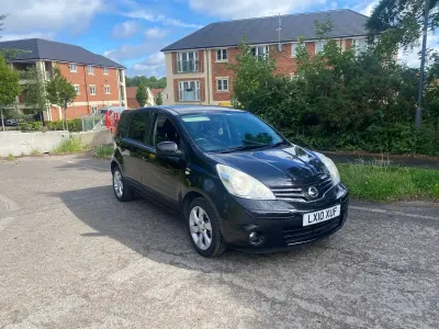 Used Nissan Note N-TEC 88 HP (64 kW) 2010 Black Hatchback