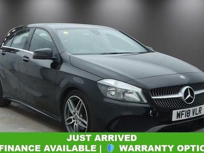 Used Mercedes A160 AMG line 102 HP (75 kW) 2018 Black Hatchback