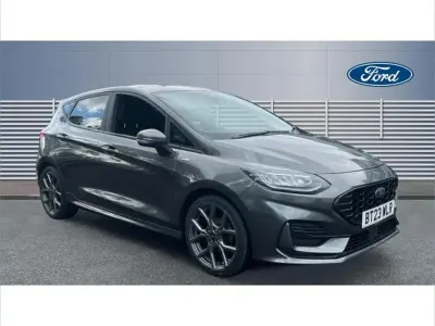Begagnad Ford Fiesta ST-Line 125 HK (91 kW) 2022 Grå Halvkombi
