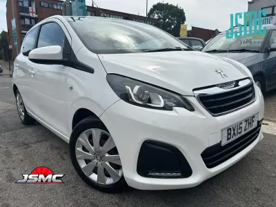 Used Peugeot 108 Active 68 HP (50 kW) 2015 White Hatchback