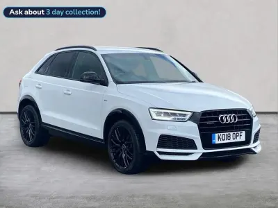 Używany Audi Q3 Black Edition 150 KM (110 kW) 2018 Biały SUV