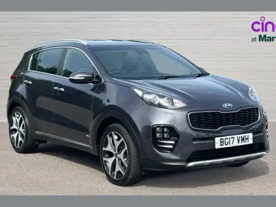 Used Kia Sportage GT-Line 136 HP (100 kW) 2017 Silver SUV