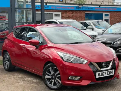 Used Nissan Micra N-Connecta 90 HP (66 kW) 2017 Red Hatchback
