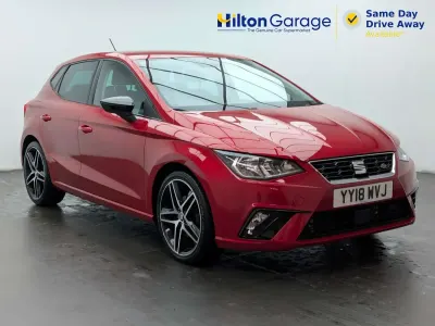 Begagnad Seat Ibiza FR 150 HK (110 kW) 2018 Röd Halvkombi