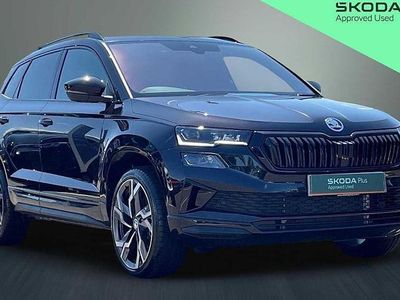 Black Used 2025 Skoda Karoq SportLine SUV | £26,789 (Fair price)