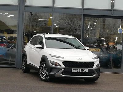 White Used 2022 Hyundai Kona Premium SUV | £16,498 (Fair price)