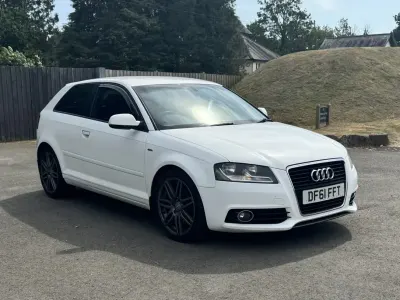 Used Audi A3 S-Line 2012 White Hatchback