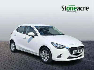 Used Mazda 2 75 HP (55 kW) 2018 White Hatchback