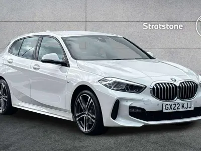 Used BMW 118 M Sport 134 HP (98 kW) 2022 White Hatchback