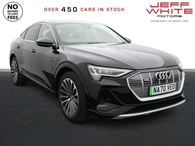 Begagnad Audi e-tron S-Line 300 kW (408 HK) 2020 Svart SUV