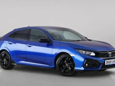 Used Honda Civic Sport 126 HP (92 kW) 2019 Blue Hatchback