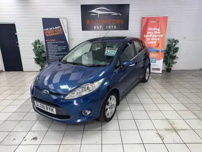 Used Ford Fiesta Zetec 96 HP (70 kW) 2009 Blue Hatchback