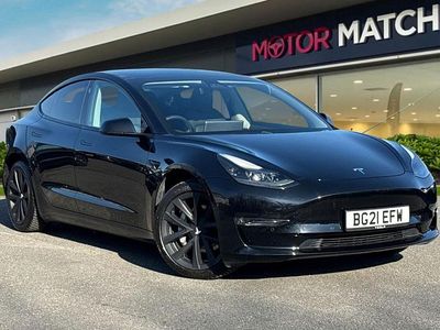 Used Tesla Model 3 Long Range AWD 77 kW (106 HP) 2021 Black Sedan