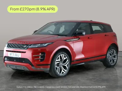 Used Land Rover Range Rover evoque HSE Dynamic 309 HP (227 kW) 2021 Red SUV