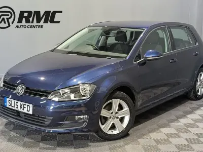 Used VW Golf VII Match 120 HP (88 kW) 2015 Blue Hatchback