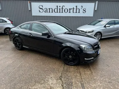 Used Mercedes C250 Sport Edition 204 HP (150 kW) 2014 Black Coupe