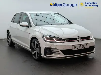 Used VW Golf VII GTI 230 HP (169 kW) 2018 White Hatchback