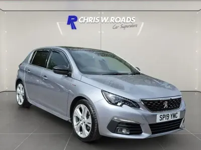 Used Peugeot 308 GT-line 130 HP (95 kW) 2019 Grey Hatchback