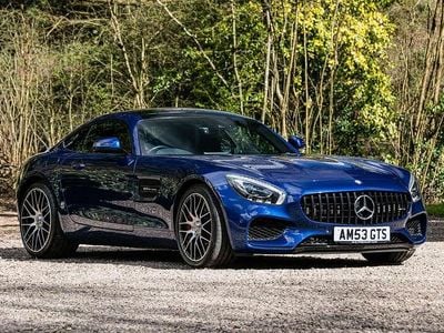 Usado Mercedes AMG GT Premium 469 HP (344 kW) 2017 Azul Coupé