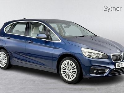 Used BMW 218 Active Tourer Luxury Line 134 HP (98 kW) 2017 Blue MPV
