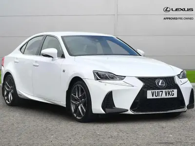Used Lexus IS300h Sport Line 220 HP (161 kW) 2017 White Sedan