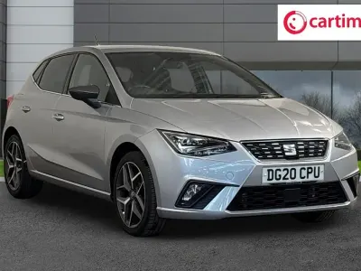 Used Seat Ibiza XCELLENCE 116 HP (85 kW) 2020 Silver Hatchback